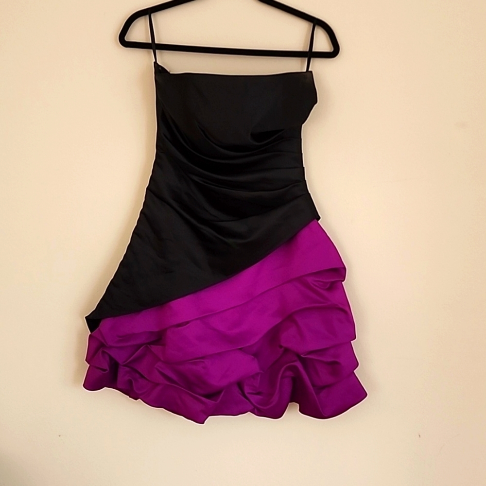 Formal Black and purple Onyx Nite dress